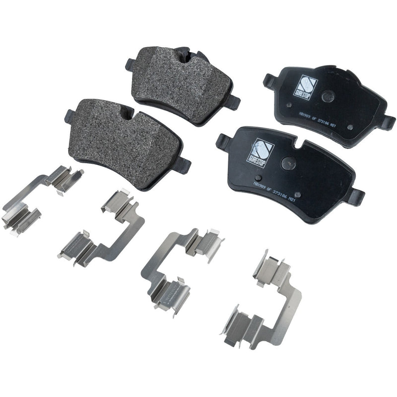 DURAFORCE Front and Rear Ceramic Brake Pad Set For 2011-2016 Mini Cooper Countryman FWD