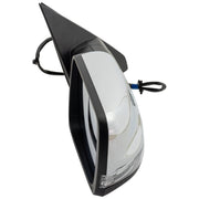 DURAFORCE Mirror For 2019-2022 Ram 1500 RH Power Heated Power Fold with Blind Spot Chrome