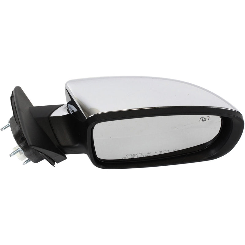 DURAFORCE Power Mirror Heated Manual Fold Chrome Right For 2011-2014 Chrysler 200 Sedan