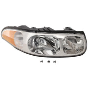 DURAFORCE Driver and Passenger Side Headlight For Buick LeSabre 2000-2005 Halogen w/ Bulbs