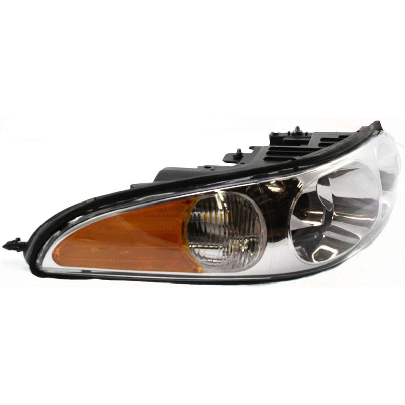 DURAFORCE Driver and Passenger Side Headlight For Buick LeSabre 2000-2005 Halogen w/ Bulbs