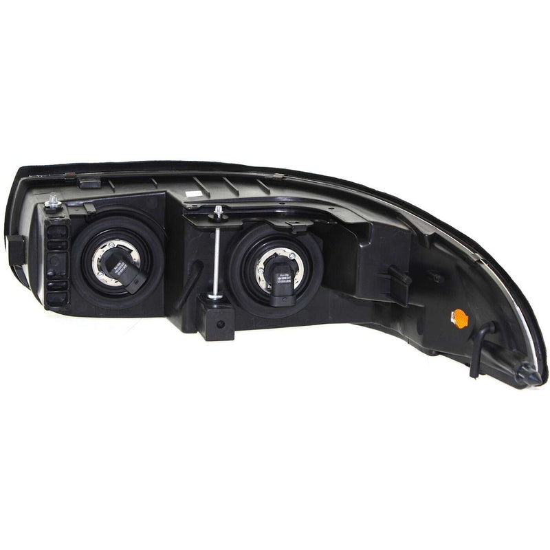 DURAFORCE Driver and Passenger Side Headlight For Buick LeSabre 2000-2005 Halogen w/ Bulbs