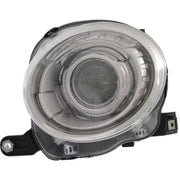 DURAFORCE Headlight Set For 2012-2019 Fiat 500 Left and Right With Bulb 2Pc
