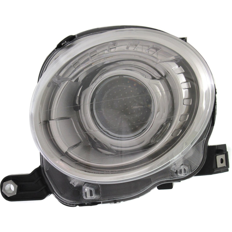 DURAFORCE Headlight Set For 2012-2019 Fiat 500 Left and Right With Bulb 2Pc