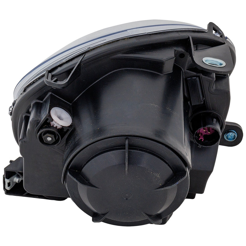 DURAFORCE Headlight Set For 2012-2019 Fiat 500 Left and Right With Bulb 2Pc