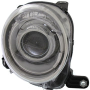 DURAFORCE Headlight Set For 2012-2019 Fiat 500 Left and Right With Bulb 2Pc