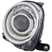 DURAFORCE Headlight Set For 2012-2019 Fiat 500 Left and Right With Bulb 2Pc