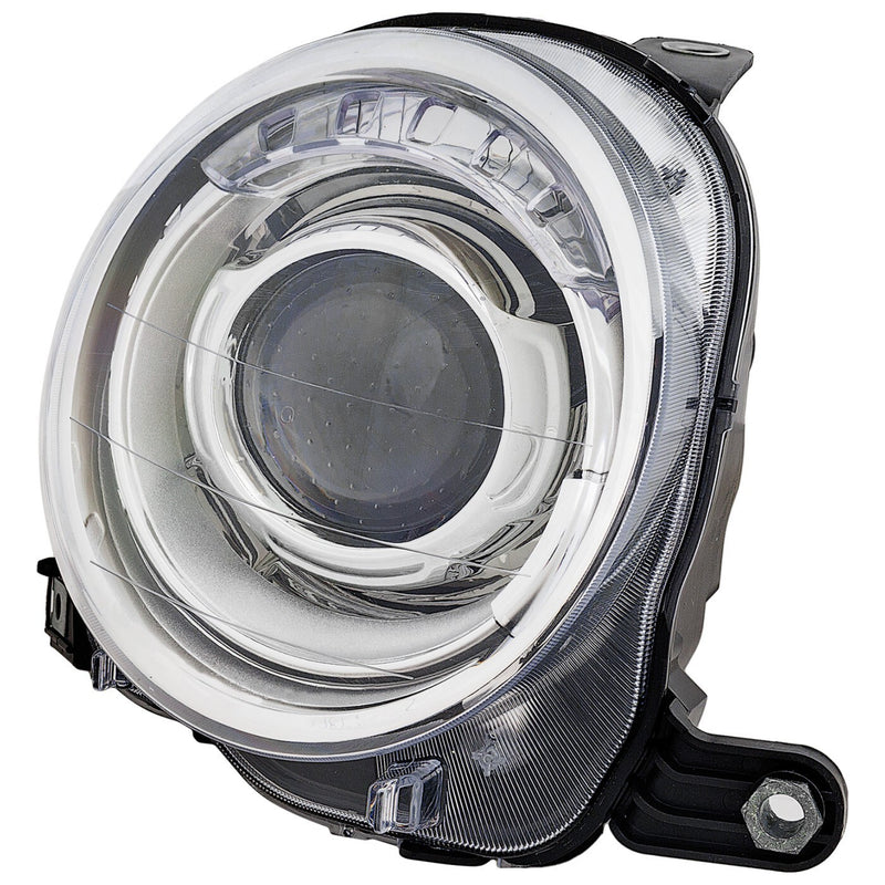 DURAFORCE Headlight Set For 2012-2019 Fiat 500 Left and Right With Bulb 2Pc