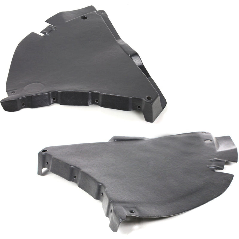 DURAFORCE Splash Shield For 2003-2006 Mercedes Benz SL500 Front Left & Right Side Set of 2