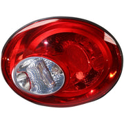 DURAFORCE Tail Light Set For 2006-2010 Volkswagen Beetle Left Right Clear Red Halogen Bulb