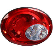DURAFORCE Tail Light Set For 2006-2010 Volkswagen Beetle Left Right Clear Red Halogen Bulb