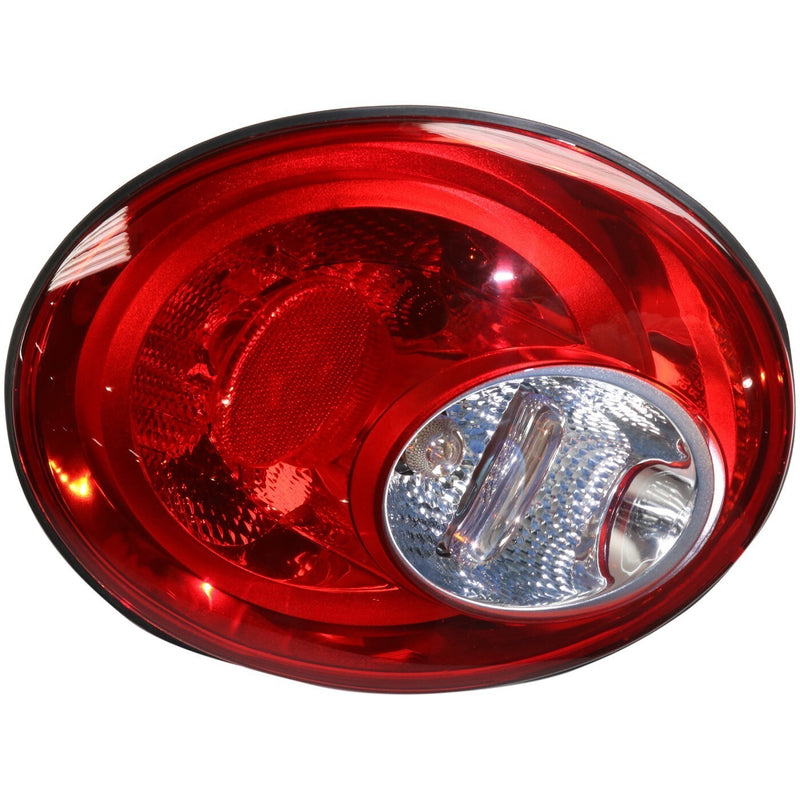 DURAFORCE Tail Light Set For 2006-2010 Volkswagen Beetle Left Right Clear Red Halogen Bulb