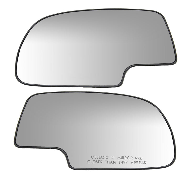 DURAFORCE Mirror Glass Set For 1999-2002 Chevrolet Silverado 1500 2500 with Backing Plate
