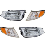 DURAFORCE Headlight Corner Light Kit For 1999-2001 Toyota Solara Left and Right With Bulb