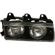 DURAFORCE Driver and Passenger Side Headlight For BMW 328i 1996-1999 Halogen with Bulb(s)
