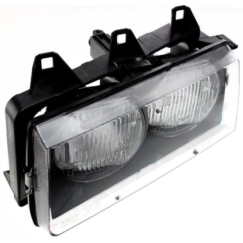DURAFORCE Driver and Passenger Side Headlight For BMW 328i 1996-1999 Halogen with Bulb(s)