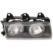 DURAFORCE Driver and Passenger Side Headlight For BMW 328i 1996-1999 Halogen with Bulb(s)
