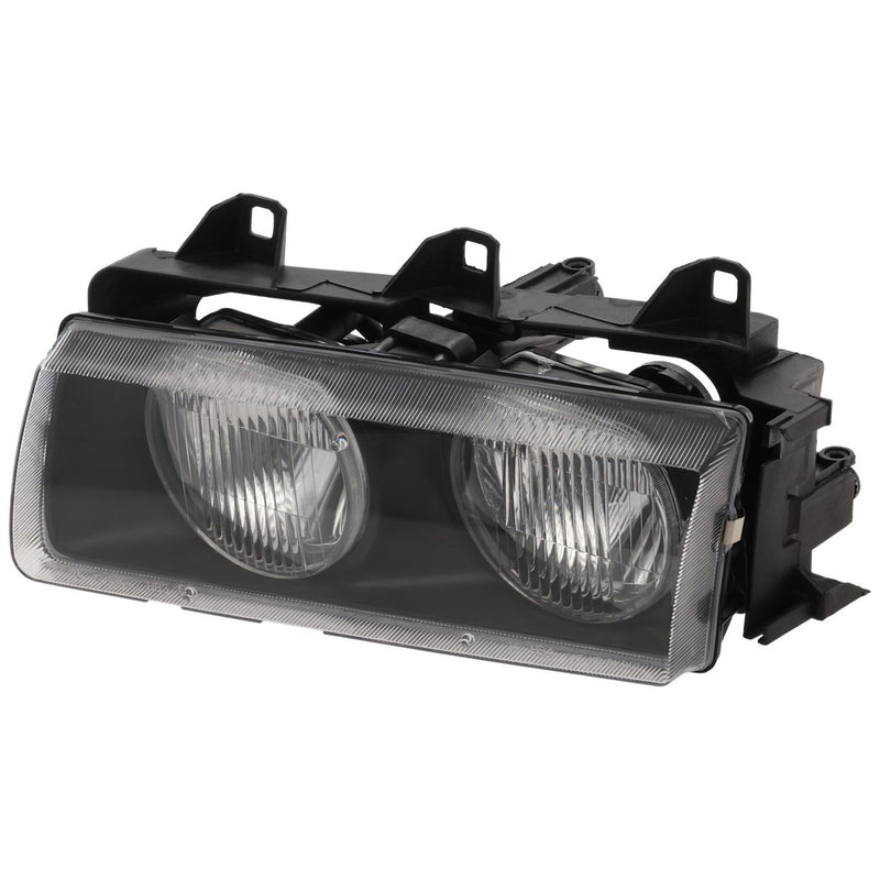 DURAFORCE Driver and Passenger Side Headlight For BMW 328i 1996-1999 Halogen with Bulb(s)