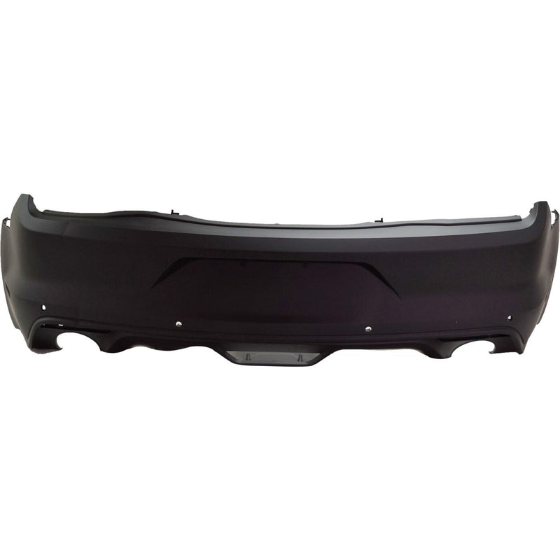 DURAFORCE Rear Bumper Cover Fascia For 2015-2017 Ford Mustang Primed with Tow Hook Hole