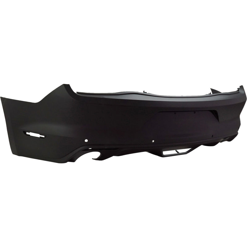 DURAFORCE Rear Bumper Cover Fascia For 2015-2017 Ford Mustang Primed with Tow Hook Hole