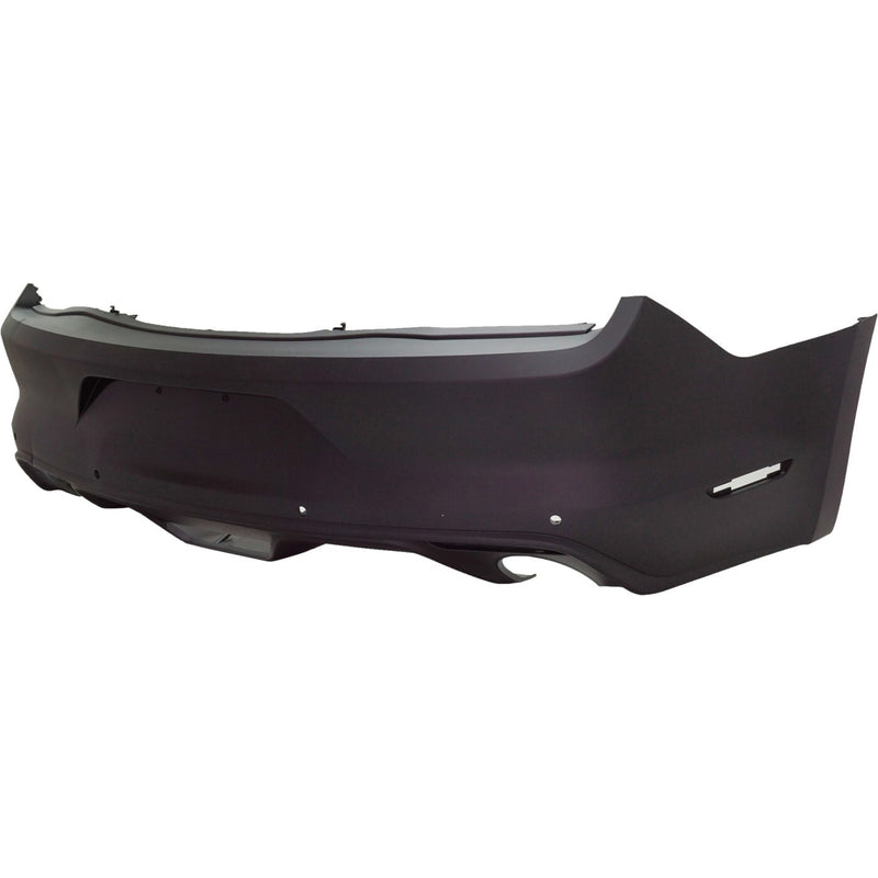 DURAFORCE Rear Bumper Cover Fascia For 2015-2017 Ford Mustang Primed with Tow Hook Hole