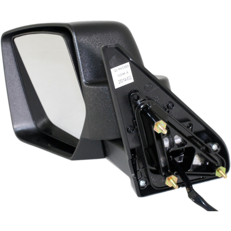 DURAFORCE Power Mirror For 2007-2017 Jeep Patriot Left Textured Black Manual Folding
