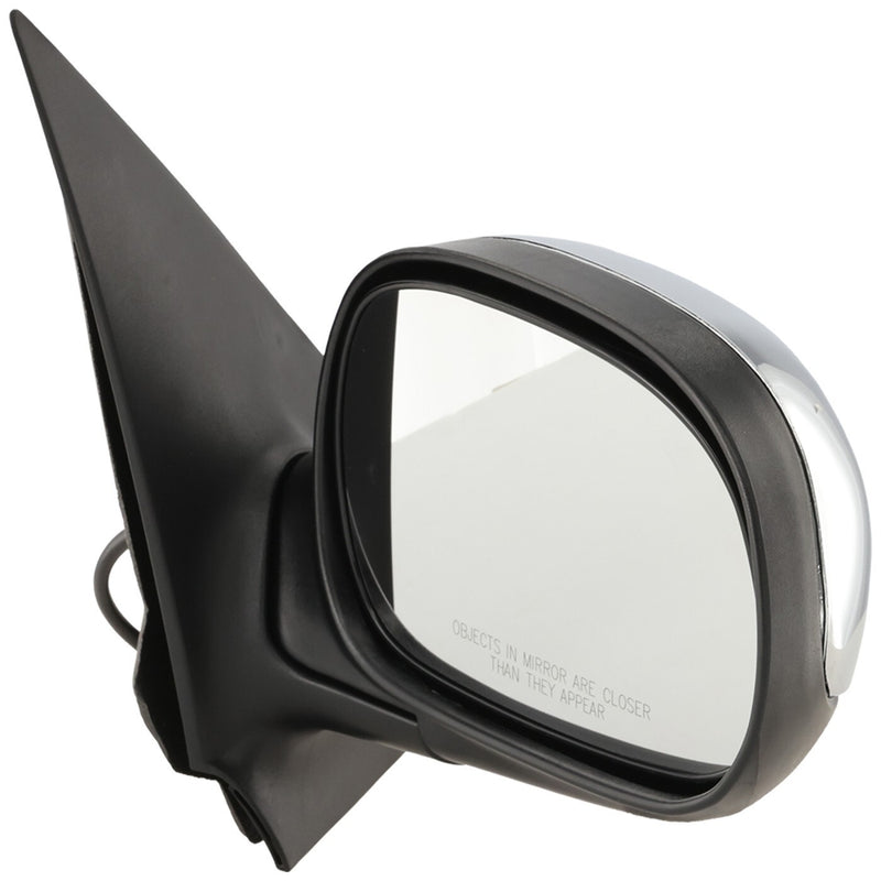 DURAFORCE New Mirror Passenger Side For F150 Truck 2001-2003 RH Hand Power Chrome Crew Cab