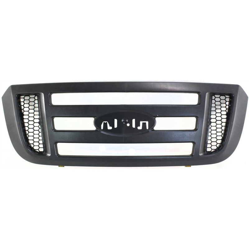 DURAFORCE Grille For 2006-2011 Ford Ranger Textured Gray Plastic