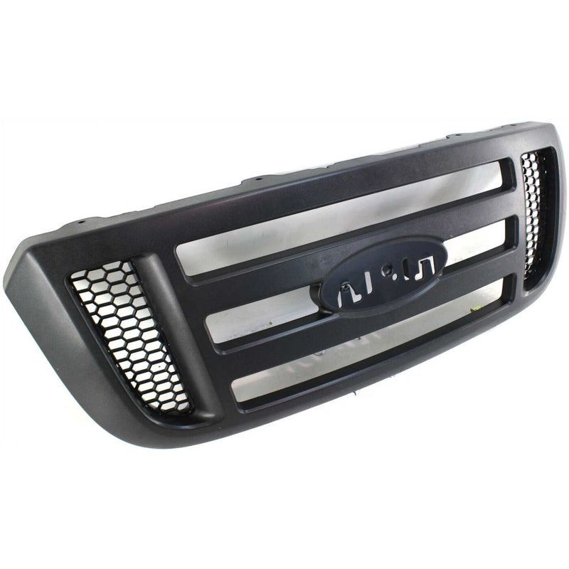 DURAFORCE Grille For 2006-2011 Ford Ranger Textured Gray Plastic