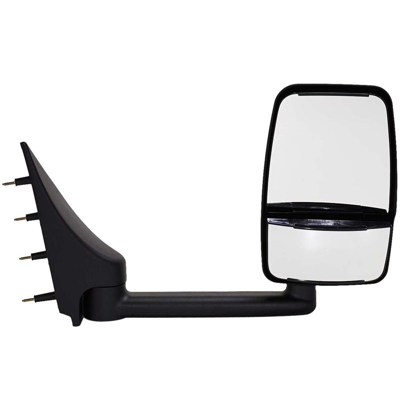 DURAFORCE Right Side Mirror For 2002-2014 Ford E-350 Super Dty Manual Adjust Paintable