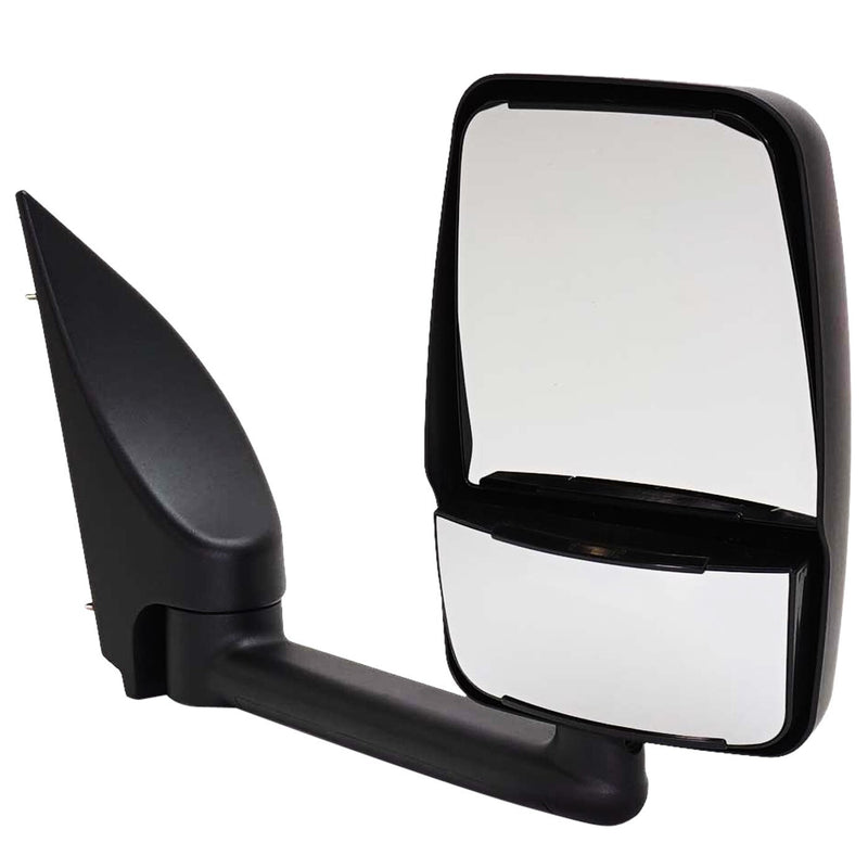 DURAFORCE Right Side Mirror For 2002-2014 Ford E-350 Super Dty Manual Adjust Paintable