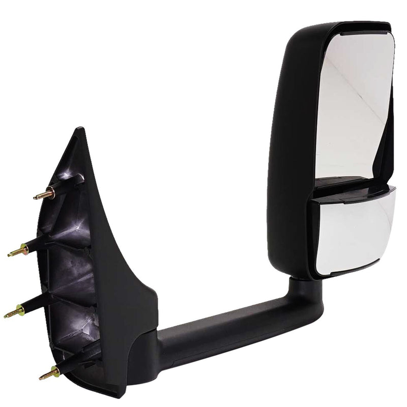 DURAFORCE Right Side Mirror For 2002-2014 Ford E-350 Super Dty Manual Adjust Paintable