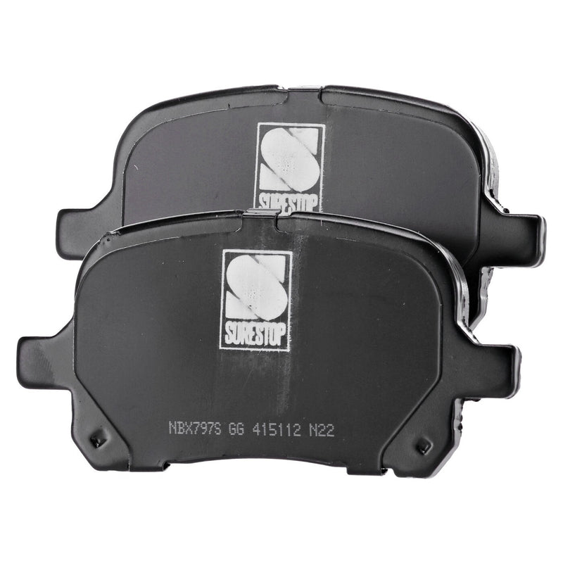 DURAFORCE Front Ceramic Brake Pad Set For 1997-2001 Toyota Camry 3.0L Engines