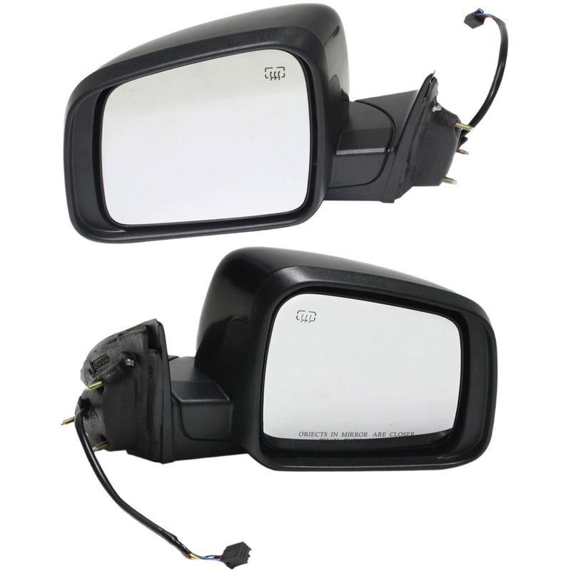 DURAFORCE Power Mirror Pair For 2011-2018 Jeep Grand Cherokee Heated Paintable