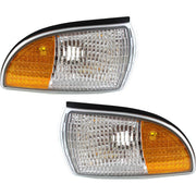 DURAFORCE Side Marker Set For 1991-96 Chevy Caprice Lens/Housing w/Cornering Lamp Frnt 2Pc