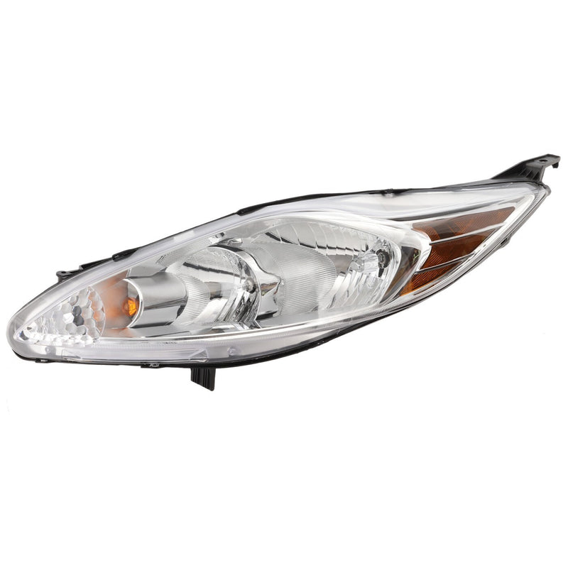 DURAFORCE Left Headlight For Ford Fiesta 2011-2013 Halogen with Bulb(s) CAPA S SE SEL SES