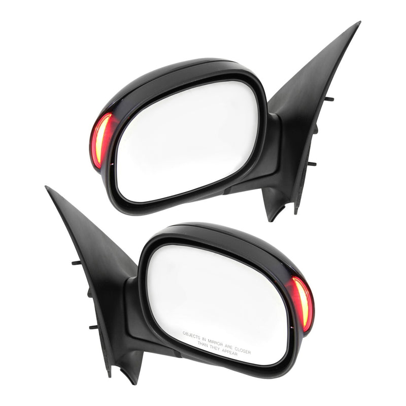 DURAFORCE Set of 2 Mirrors Driver and Passenger Side For 2001-03 Ford F-150 Crew Cab Power