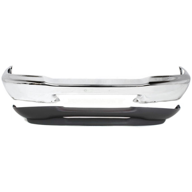 DURAFORCE Front Bumper Kit Face Bar For 1998-2000 Ford Ranger Styleside Chrome - Valance
