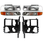 DURAFORCE Headlight Parking Light Kit For 1999-02 Chevrolet Silverado 1500 Left and Right