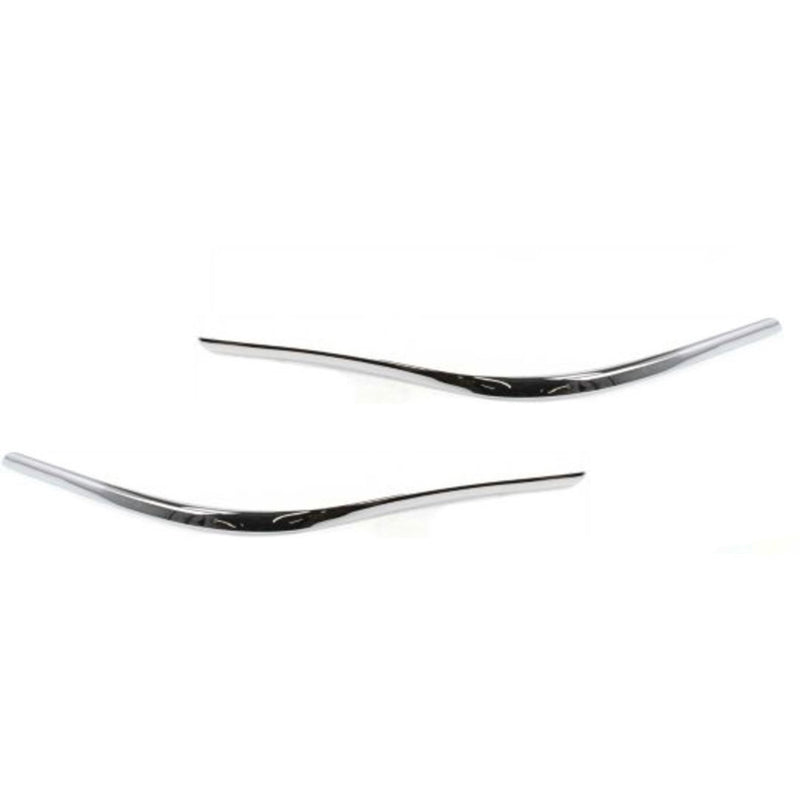 DURAFORCE Bumper Trim Set For 1998-02 Lincoln Town Car Molding Chrome Front Left and Right