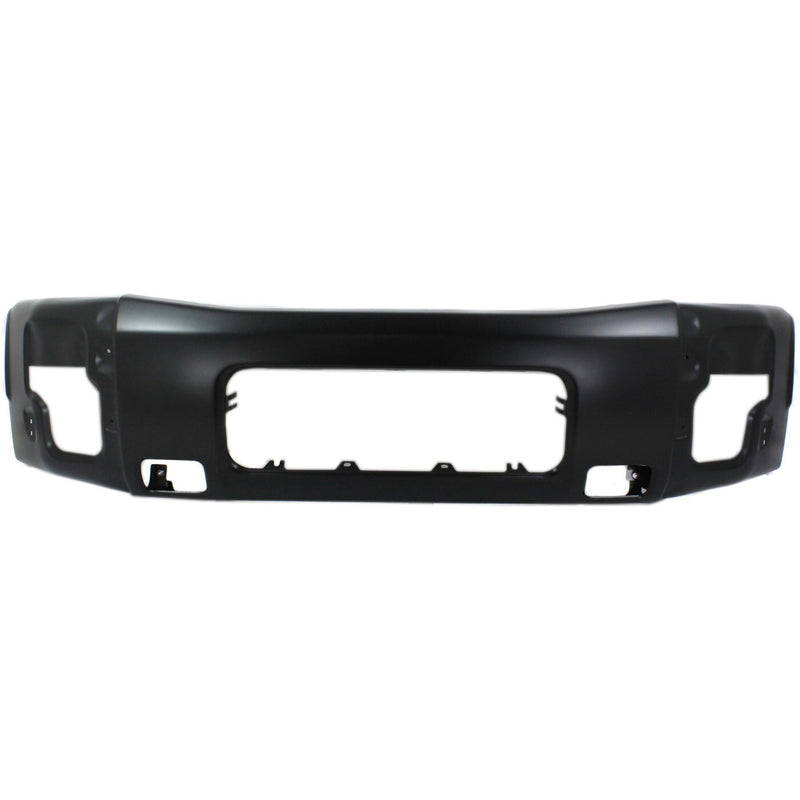 DURAFORCE Bumper For 2008-2015 Nissan Titan Front Painted Black For PRO-4X S and SV Models