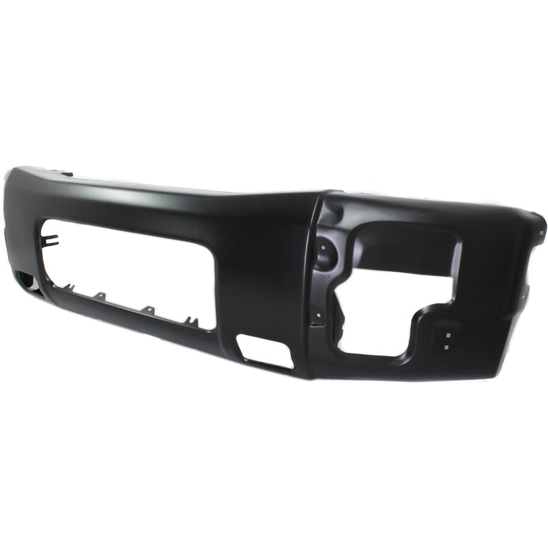 DURAFORCE Bumper For 2008-2015 Nissan Titan Front Painted Black For PRO-4X S and SV Models