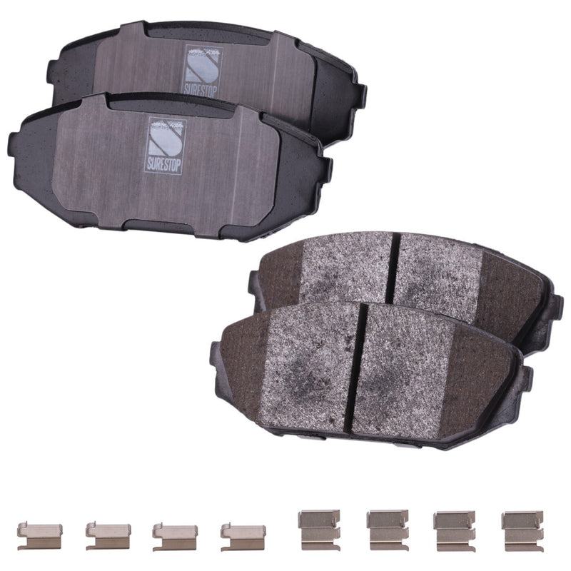 DURAFORCE Brake Pad Set For 2001-2002 Acura MDX Front 2-Wheel Set AWD