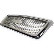 DURAFORCE Grille For 2004-2008 Ford F-150 Chrome Shell w/ Beige Insert Plastic