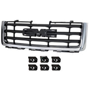 DURAFORCE Grille Assembly For 2007-2013 GMC Sierra 1500 Chrome Shell With Emblem Provision