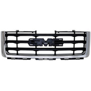 DURAFORCE Grille Assembly For 2007-2013 GMC Sierra 1500 Chrome Shell With Emblem Provision
