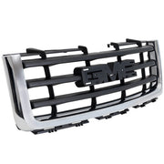 DURAFORCE Grille Assembly For 2007-2013 GMC Sierra 1500 Chrome Shell With Emblem Provision