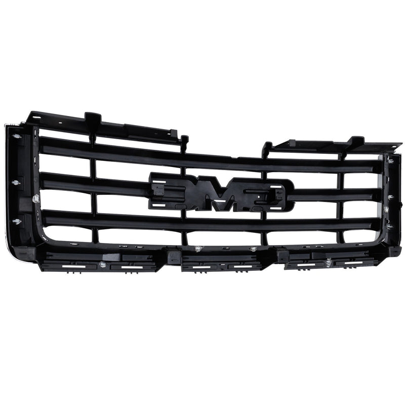 DURAFORCE Grille Assembly For 2007-2013 GMC Sierra 1500 Chrome Shell With Emblem Provision