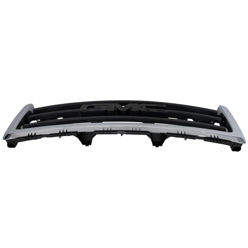 DURAFORCE Grille Assembly For 2007-2013 GMC Sierra 1500 Chrome Shell With Emblem Provision