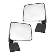 DURAFORCE Manual Mirror Set For 1987-1995 Suzuki Samurai Manual Folding Textured Black